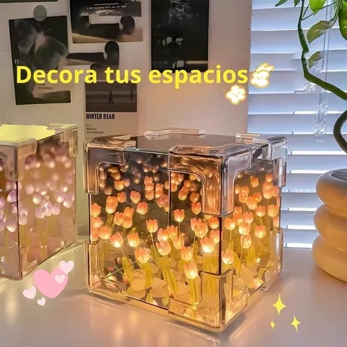 Miniatura 4 de LAMPARA TULIPANES CUADRADA A2503-934